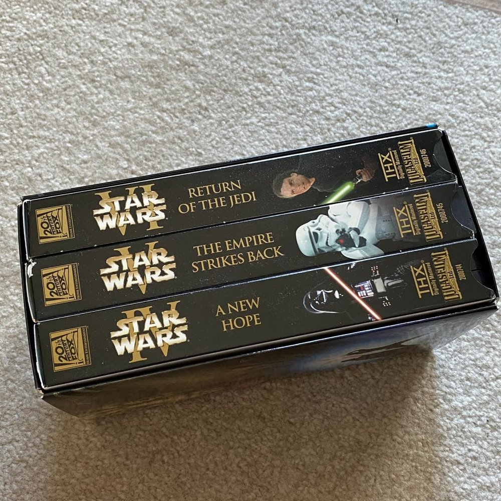 COLLECTIBLE 3 Star Wars VHS Tapes THX Digitally Mastered